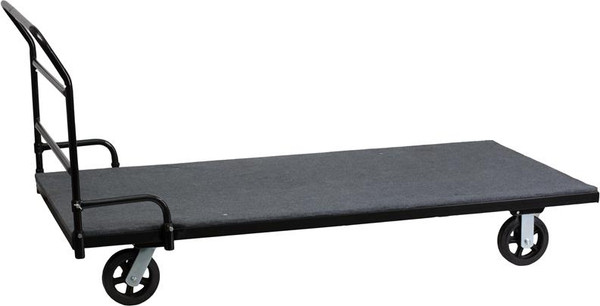 Folding Table Dolly w/Carpeted Platform For Tables XA-77-36-DOLLY-GG