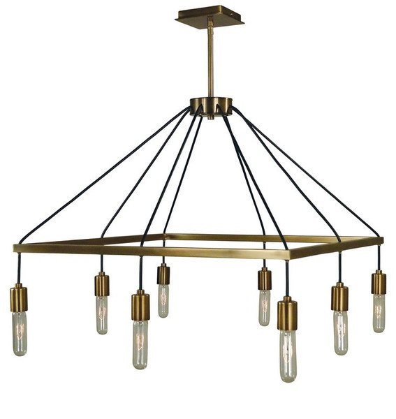 Framburg 8-Light Celestial Dining Chandelier 5020 AB