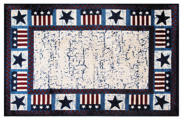 Fun Supreme Stars & Flags Rug TSC-103 3958