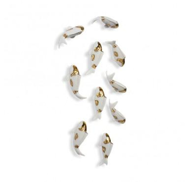 Gold Leaf Gold Spotted Koi Wall Play, (Pack Of 20) 37840-SG