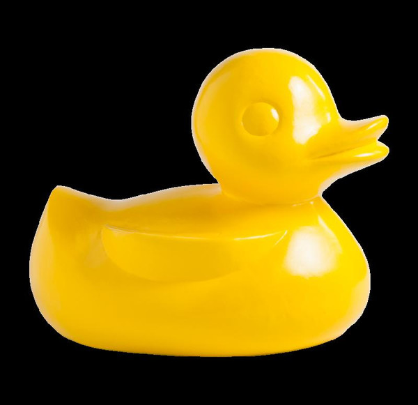Large Fiberglass Duck - Yellow FG2370-YE by Gold Leaf