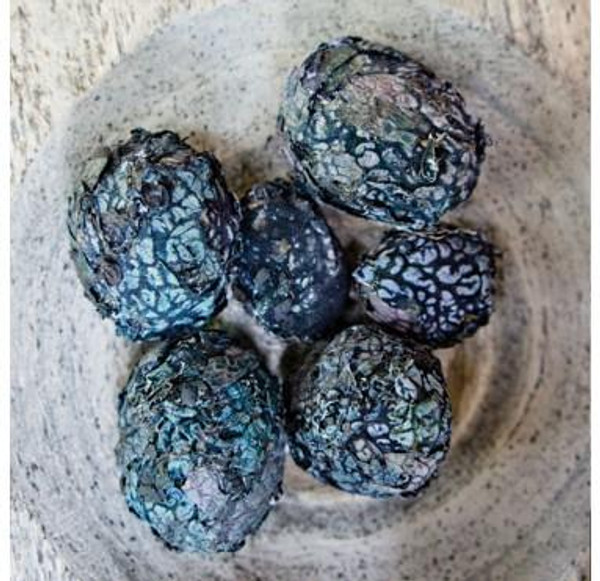 6 Pieces Lichen Ball, Blue (Pack Of 3) NT316-B by Gold Leaf