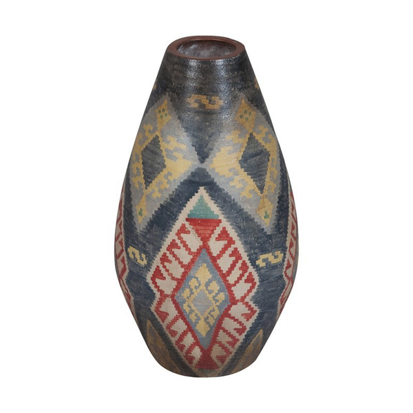 Guild Master Terra Cotta Oval Vase 203504