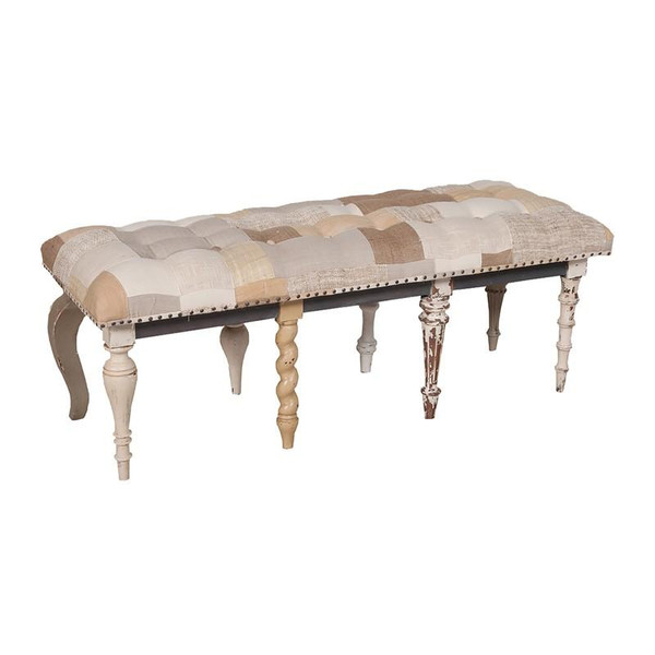 Guild Master Artifacts Bench With Upholstered Seat 652003