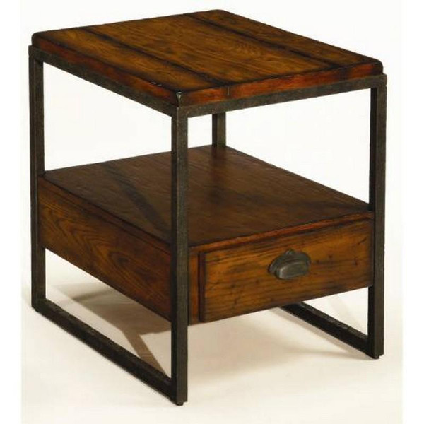 Hammary Baja Rectangle Drawer End Table In Vintage Umber T20750-T2075222-00