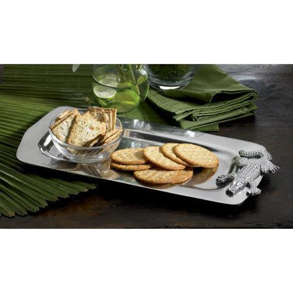 Alligator Rectangle Tray, Pack Of 3 13008 By India Handicrafts