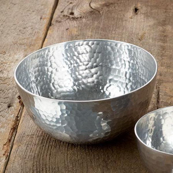 Aluminum Hammered Round Bowl, Pack Of 6 13229 By India Handicrafts