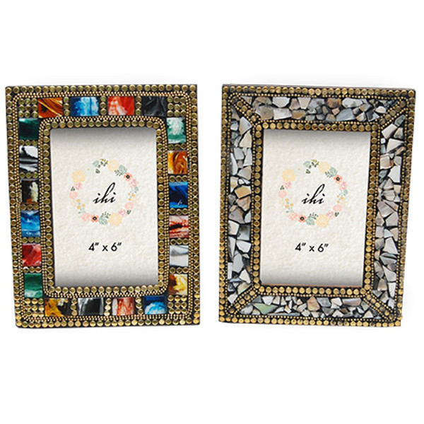Photo Frame Assorted 2, Pack Of 4 15580 By India Handicrafts