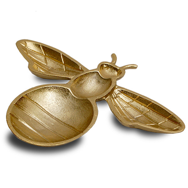 Gilded Bee Dish, Pack Of 4 16075 By India Handicrafts