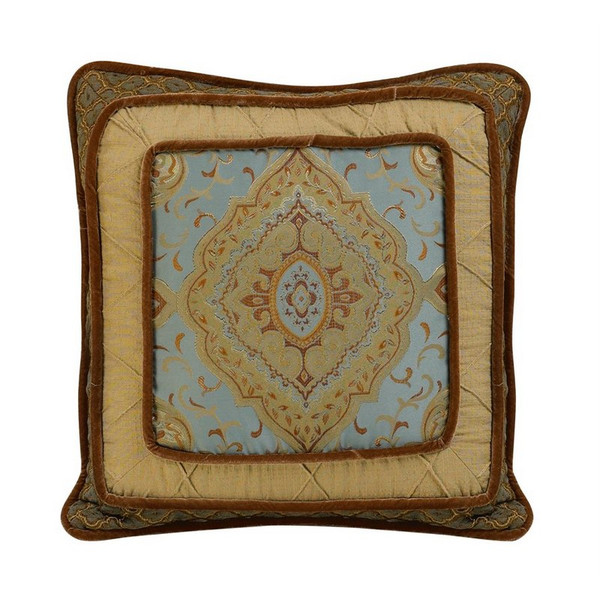 FB3805P2 Bianca Framed Pillow by HiEnd Accents