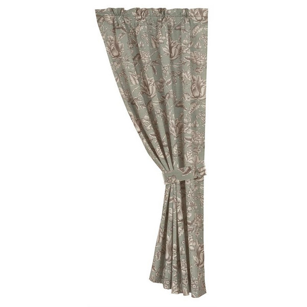 FB4160C1 Grammercy Floral Curtain by HiEnd Accents