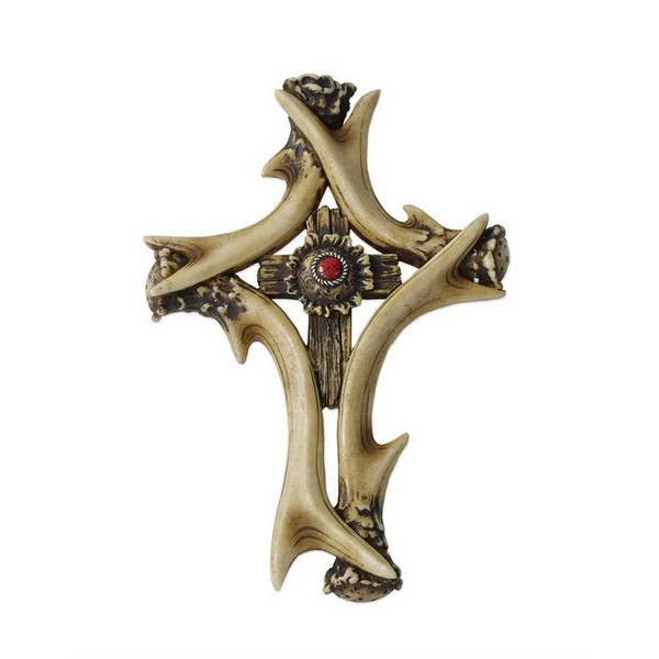 LD2200 Red Antler Cross - Pack of 2 by HiEnd Accents