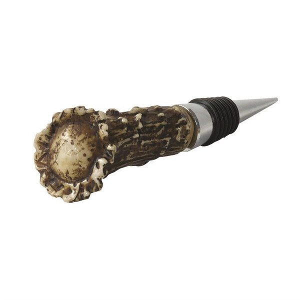 LD6009 Antler Wine Stopper - Set Of 2 by HiEnd Accents