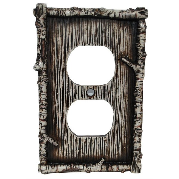 LD8203-SO-OC Birch Twig Outlet - Outlet Cover - Pack of 4 by HiEnd Accents