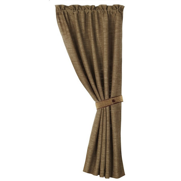 LG1860C Highland Lodge Curtain - Olive/Brown by HiEnd Accents