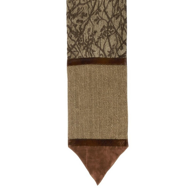 LG1860R Highland Lodge Runner - Olive/Brown by HiEnd Accents