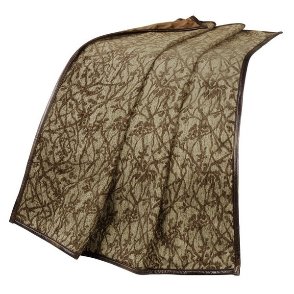 LG1860TH Highland Lodge Throw - Olive/Brown by HiEnd Accents