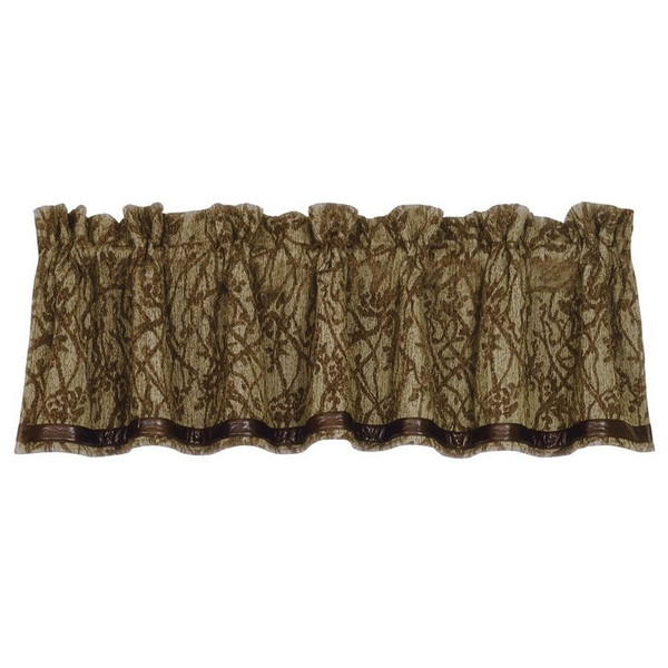 LG1860VL Highland Lodge Valance - Olive/Brown by HiEnd Accents