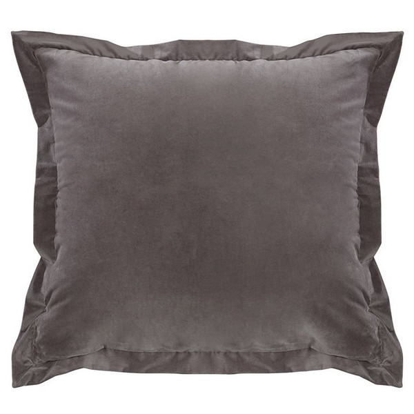 LG1895P3 Whistler Velvet Pillow - Gray by HiEnd Accents