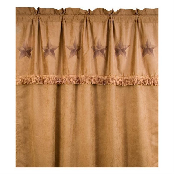 WS2010C Luxury Star Curtain - Tan by HiEnd Accents