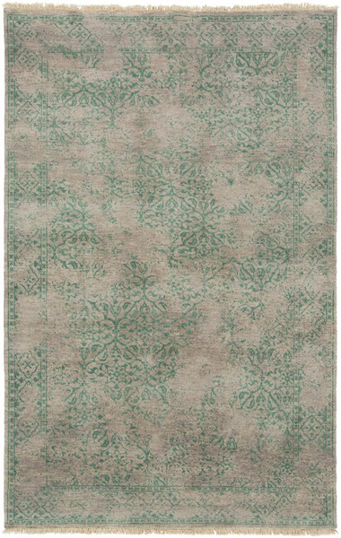 Surya Transcendent Hand Knotted Green Rug TNS-9011 - 9' x 13'