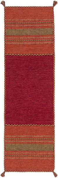 Surya Trenza Hand Woven Red Rug TRZ-3002 - 2'6" x 8'