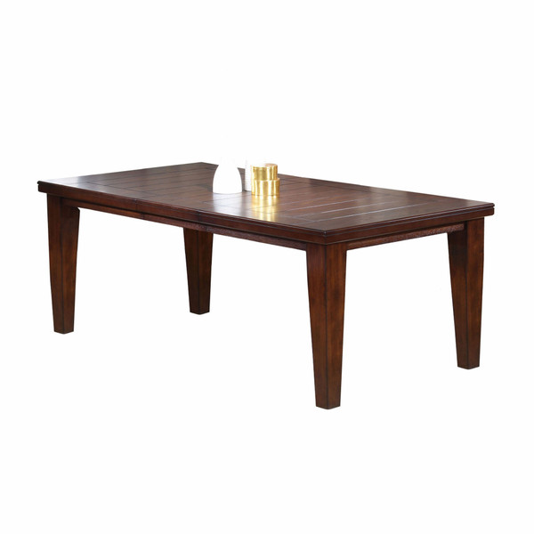 Homeroots 48-66" X 42" X 30" Cherry Dining Table 286539