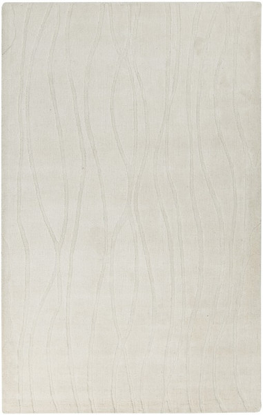 Surya Wave Hand Loomed White Rug WVE-1003 - 8' x 11'