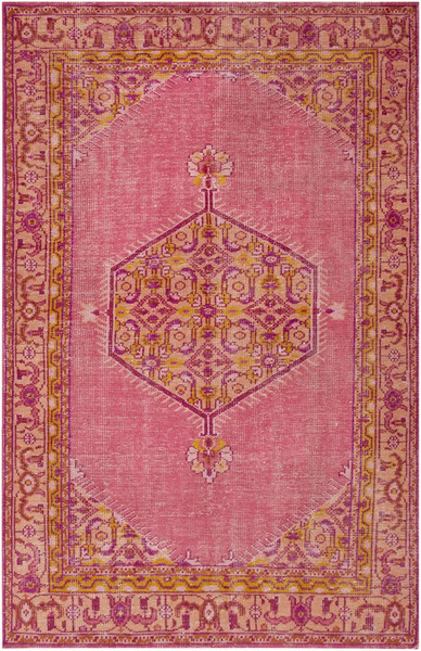 Surya Zahra Hand Knotted Pink Rug ZHA-4005 - 5'6" x 8'6"