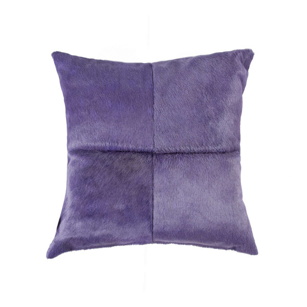 Homeroots 18" X 18" X 5" Purple Quattro - Pillow 316757