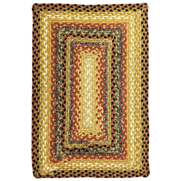 Homespice Peppercorn Rectangle Cotton Braided Rug - 27" x 45" - 410191