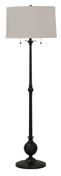 House Of Troy Essex 57" Twin Pull Floor Lamp In Oil Rubbed Bronze E901-OB