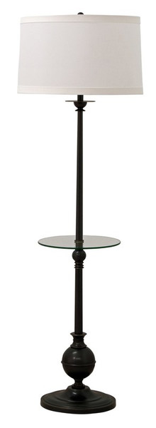 House Of Troy Essex 56" Floor Lamp With Table In Oil Rubbed Bronze E902-OB