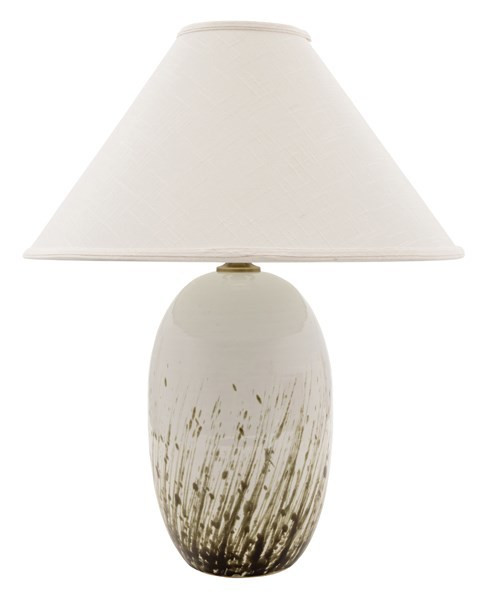 House Of Troy 28.5" Scatchard Table Lamp In Decorated White GS150-DWG