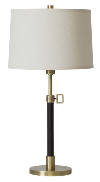 House Of Troy Hardwick Adjustable Table Lamp In Antique Brass