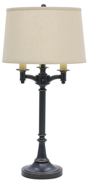 House Of Troy 31.75 Oil Rubbed Bronze 6-Way Table Lampshade L850-OB