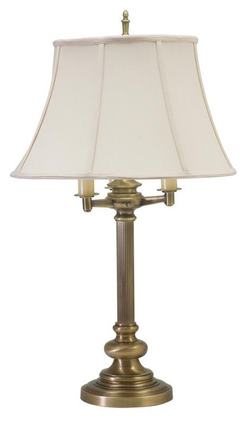 House Of Troy 30 Antique Brass Six-Way Table Lamp N650-AB