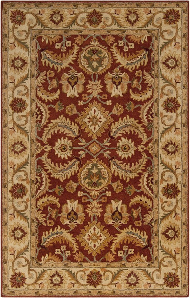Surya Ancient Treasures Hand Tufted Red Rug A-147 - 9' x 13'