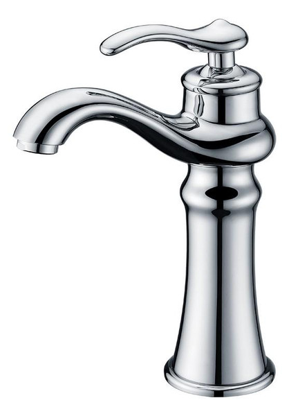 Unique Deck Mount Brass Bathroom Faucet - Chrome AI-1780