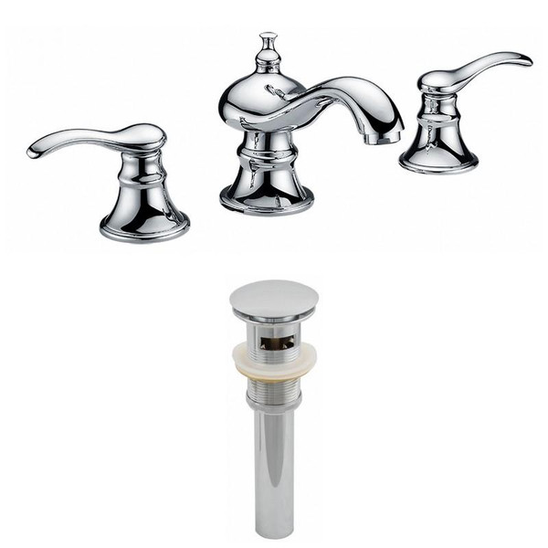 Unique Brass Bathroom Faucet Set - Chrome AI-2005