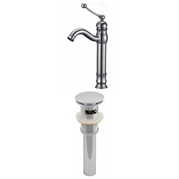 Unique Deck Mount Brass Bathroom Faucet Set - Chrome AI-2045