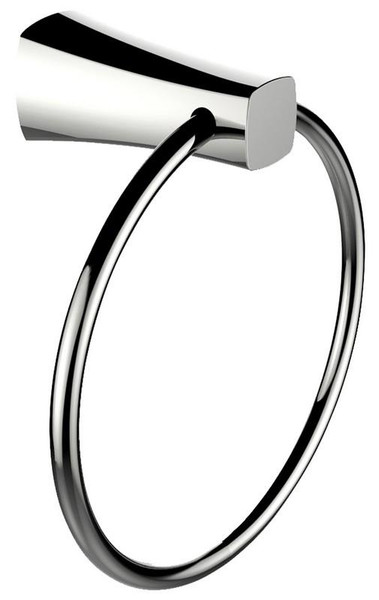 Brass Constructed Towel Ring - Chrome Finish AI-3052