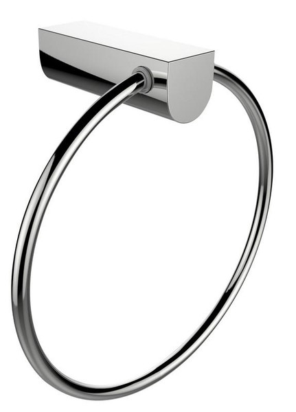 Brass Constructed Towel Ring - Chrome Finish AI-3054