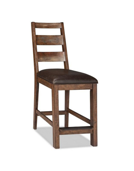 Taos 24" Ladder Back Counter Stool-Canyon Brown - (Pack Of 2) TS-BS-489C-CYB-K24