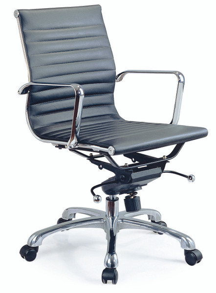 J&M Comfy Low Back Black Office Chair 176522