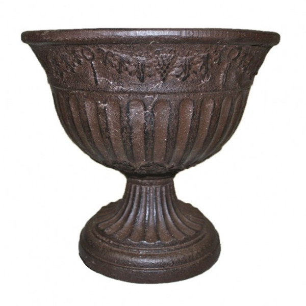 C19 Vintage Brown Urn