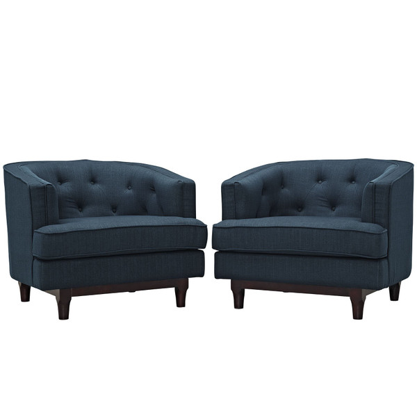 Modway Coast Armchairs - (Set of 2) - Azure EEI-2449