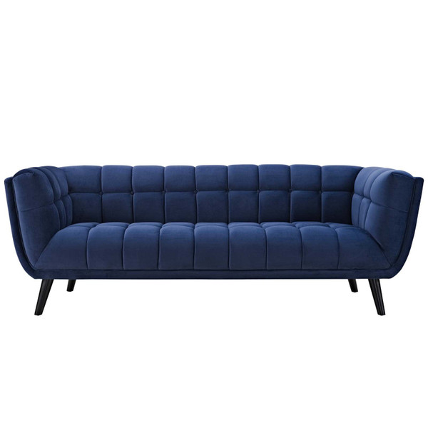 Modway Bestow Velvet Sofa - Blue EEI-2731-NAV