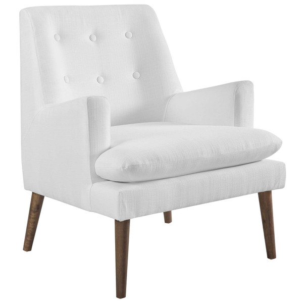 Modway Leisure Upholstered Lounge Chair EEI-3048-WHI