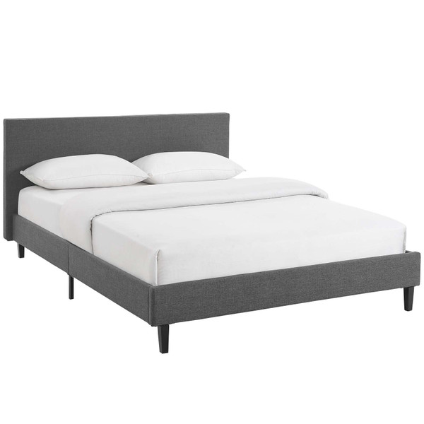 Modway Anya Queen Bed Frame - Gray MOD-5420-GRY
